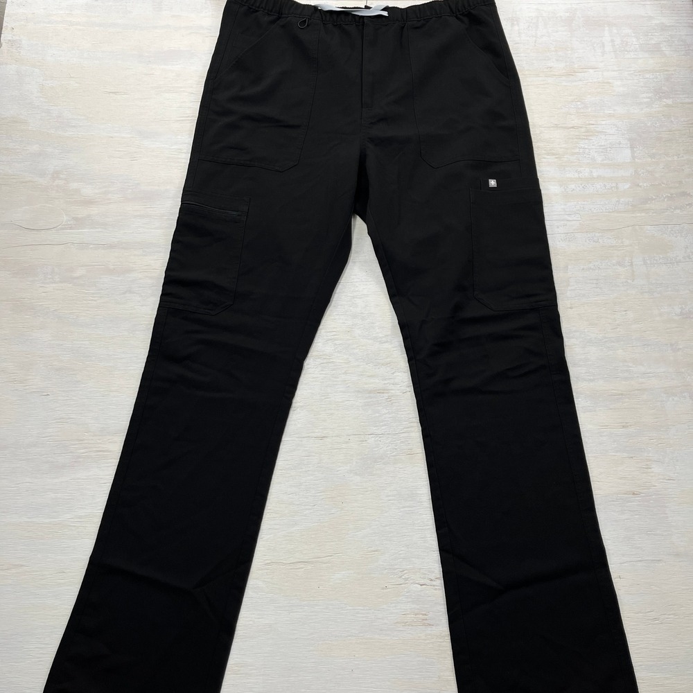 FIGS Scrub Pants Cairo XL/T Tall Cargo Multi-Pocket Black Womens